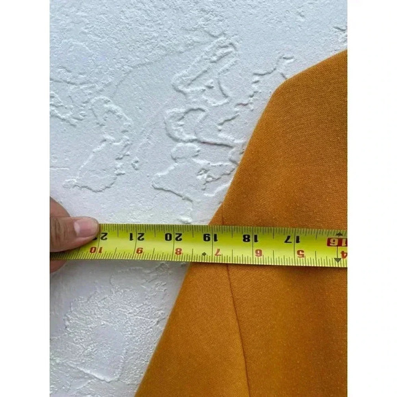 Gitani Collection Mens Long Sleeve Button Down Colorblock Jacket Yellow Black M - Picture 4 of 8